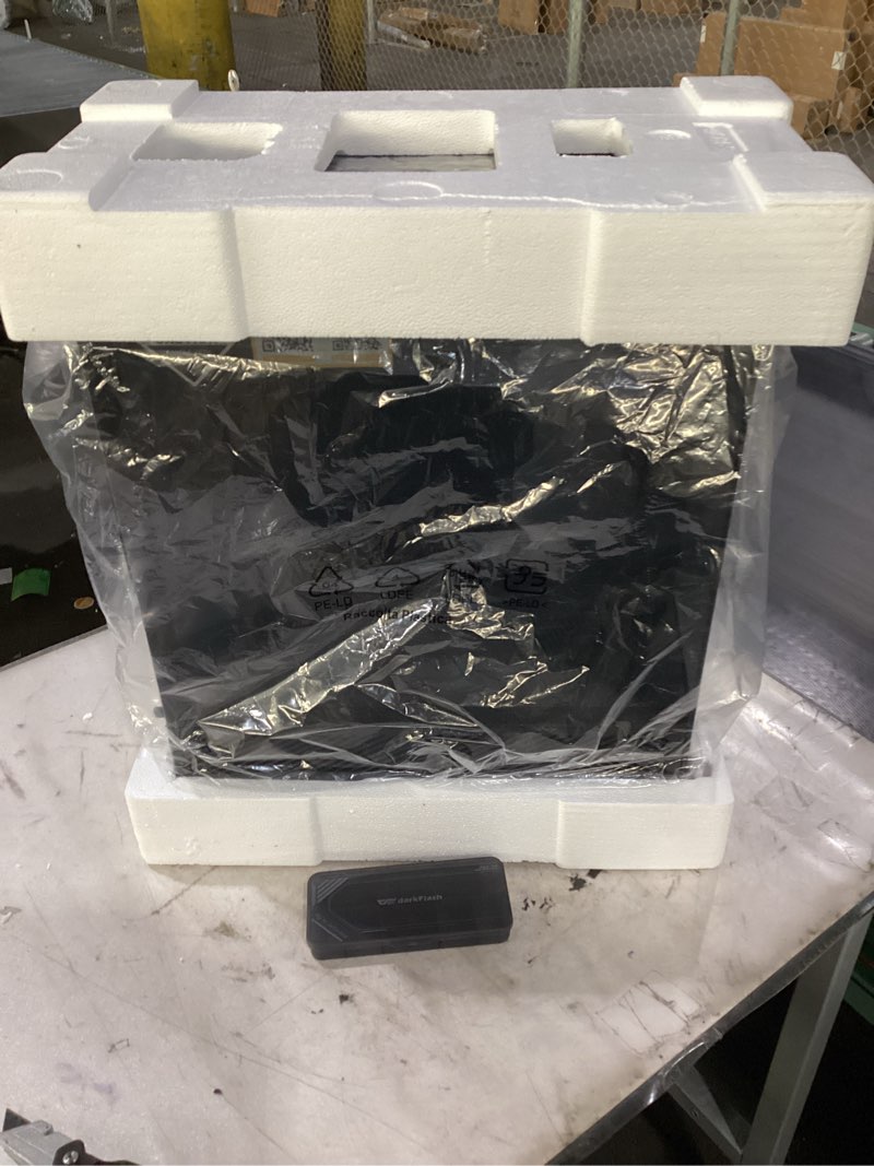 Condition photo showing New/Like New for darkFlash DY460 ATX Full-Tower PC Gaming Case, High Airflow, 330° Full-View Tempered Glass Panels, Separate PSU Chamber, Supports RTX 5090 up to 400mm, 360mm Radiator Support, USB-C, Black None Fan black