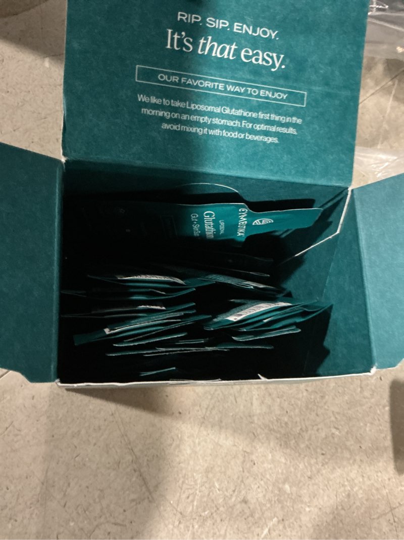 Condition photo showing Good Condition for cymbiotika - liposomal glutathione (new and improved) : box of 25 packets