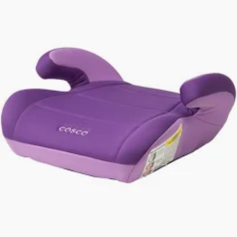 cosco kids topside booster car seat, size: 43.4, purple