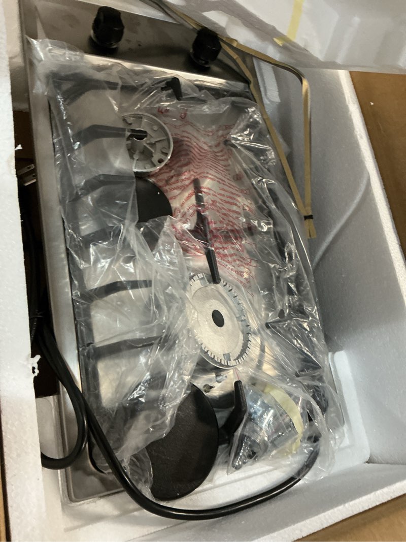 Condition photo showing Good Condition for 2-Burner Gas Cooktop with Thermocouple Protection - NG/LPG Convertible 12" Stainless Steel Built-in Gas Stove Top for RV, Kitchen & Camping 12 Inch