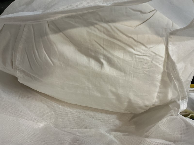Condition photo showing Good Condition for luxe goose down comforter, king/cal king, white