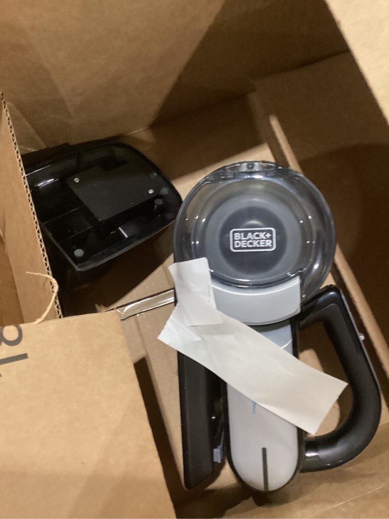 Condition photo showing Good Condition for black+decker dust buster pivot vac handheld vacuum cordless, car vacuum portable rechargeable, extendible crevice tool and 200 degree pivoting nozzle, strong suction, lightweight (bdh2000pl)
