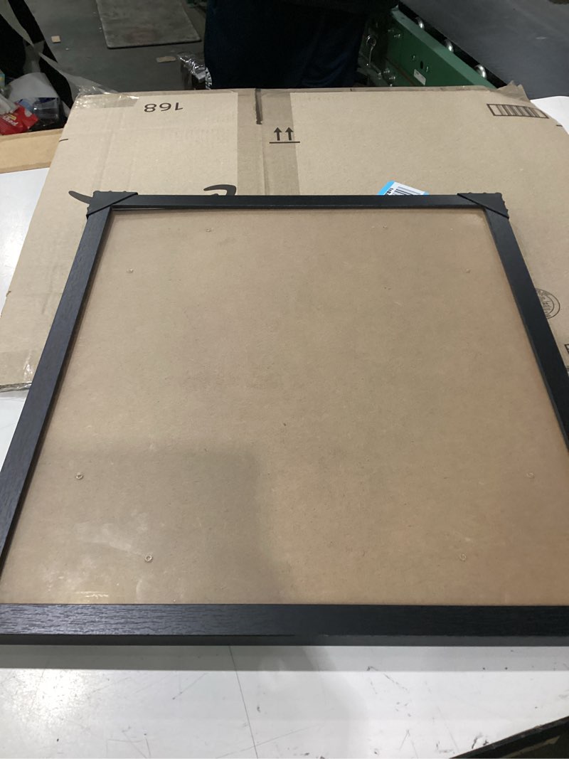 Condition photo showing Good Condition for jcjmy 16x18 picture frame black for poster photo picture, horizontal and vertical formats for wall hanging, 16 x 18 wall gallery poster photo frame for 16 by 18 photos posters, black black 16x18 inch