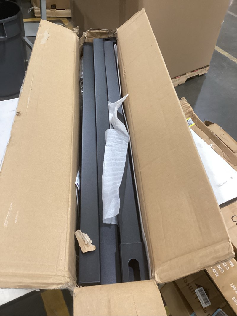 Condition photo showing Good Condition for king size metal bed frame-7 inch heavy duty bedframe, 9-leg support for box spring & mattress foundation, 3000lbs, black