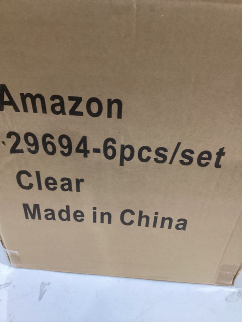 Condition photo showing Good Condition for Scrapbook Paper Box Set 6 Pack, 12x12 Scrapbook Organizer with U-Shaped Lock, Stackable Clear Plastic Craft File Organizer for Cardstock and Scrapbooking Supplies