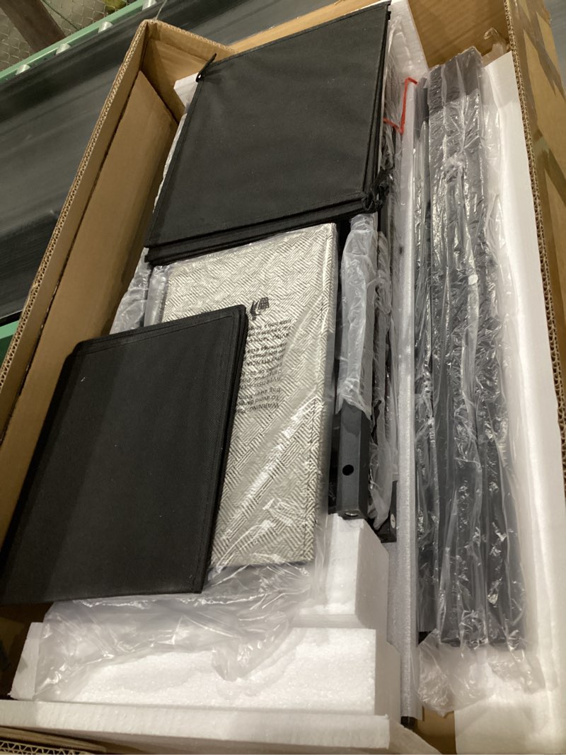 Condition photo showing Good Condition for AZL1 Life Concept Storage Organizer 7-Drawer Closet Shelves, Sturdy Steel Frame Wood Top with Easy Pull Fabric Bins for Clothing, Grey with Black 11.8"D x 31.4"W x 26.8"H (7 Drawers) Grey With Black