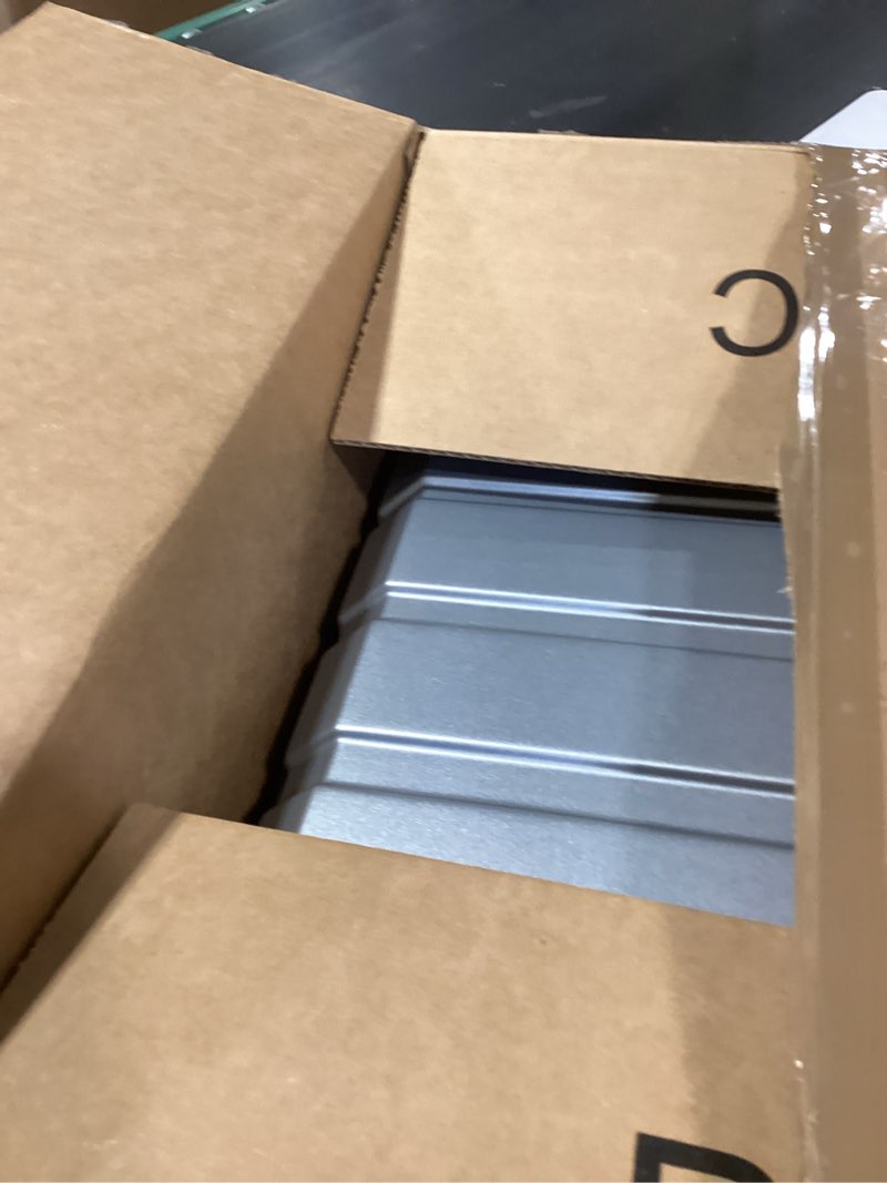 Condition photo showing As Is for kroser hardside expandable carry on luggage with spinner wheels & built-in tsa lock, durable suitcase rolling luggage with usb port, carry-on 20-inch, silver grey