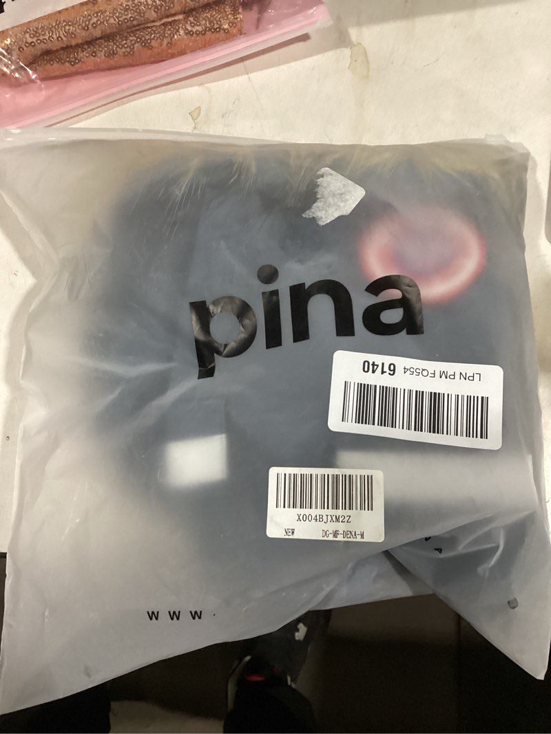 Condition photo showing New/Like New for PINA Small Dog Coats - Waterproof, Warm Winter Jacket with Faux Fur Hood, Reflective, Flannel Lined, Windproof M(Chest 19.6") Navy Blue