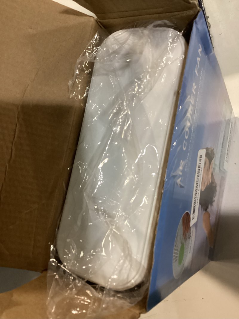 Condition photo showing Good Condition for portable air conditioners, 2000mah rechargeable mini air cooler fans, 500ml personal portable ac unit with 3 speed, 2 spray, 7 color, 3 timer, small desktop cooling fan for bedroom office (pure white)