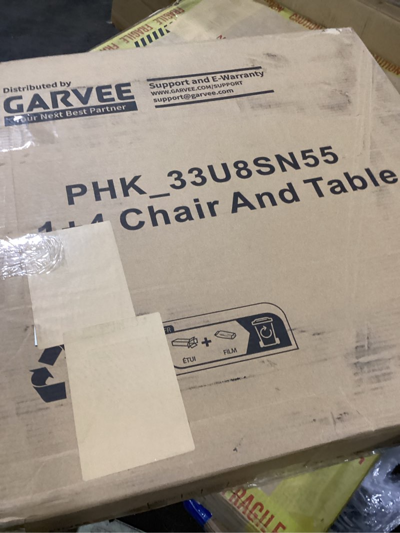 Condition photo showing New/Like New for garvee table and chair