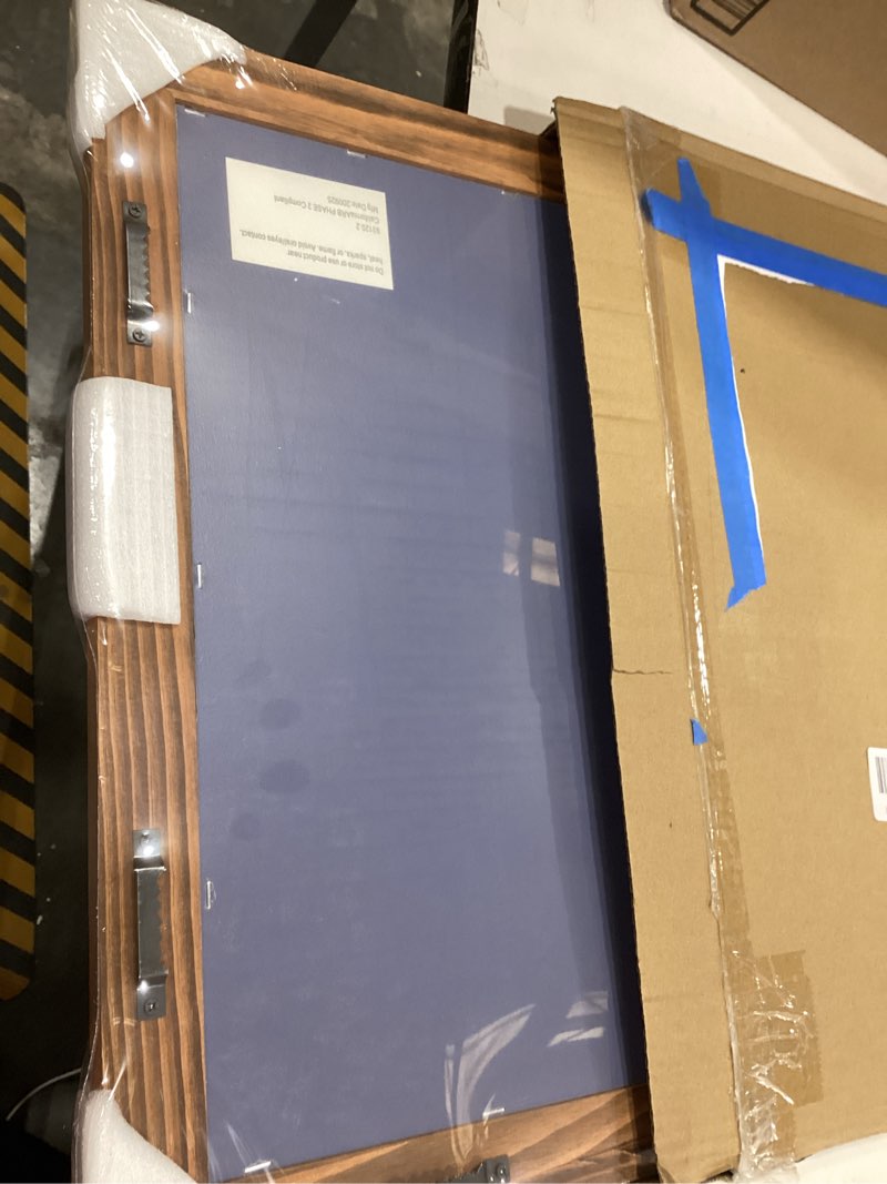 Condition photo showing New/Like New for SELEAD 100% Real Wood Frame Magnetic Chalkboard Words Sign - 20" x 30" Rustic Wall Decor Bulletin Chalk Board for Home Kitchen, Business, Restaurant, Farmhouse 20"x30" Rustic Brown