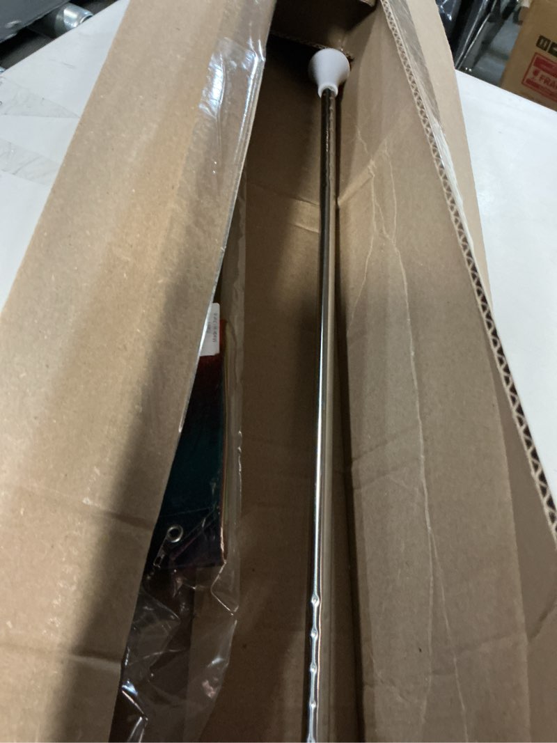 Condition photo showing Good Condition for Dasiyoki 26-inch Twirling Baton Spinning Dance Baton Metal Rhythmic Gymnastics Conducting Batons for Child in Majorette-Complete with 1 Dance Ribbon Rainbow Streamer (White,1 Pack)