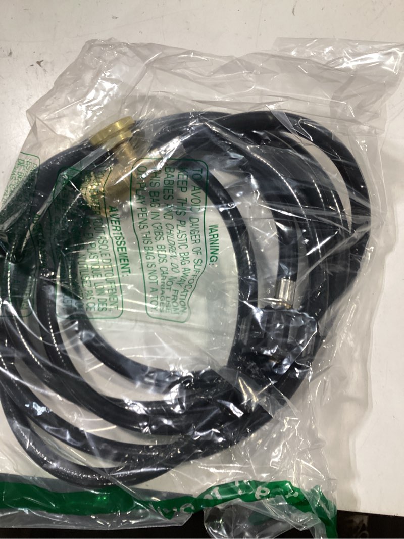 Condition photo showing Good Condition for dozyant 12 feet propane tank hose extension with gauge replacement for gas grill, heater and all other propane appliances, acme to male qcc/pol fittings