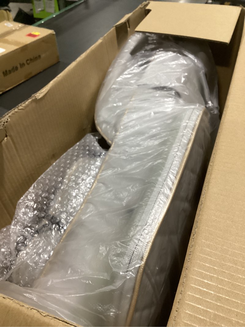 Condition photo showing As Is for Shiatsu Neck and Back Massager - Full Back Walking Massager with Heated, Knead, Vibrate, Relieve Muscle Pain, Dual-Neck Design, Detachable, Adjustable Massage Intensity & Height Settings (Gray)