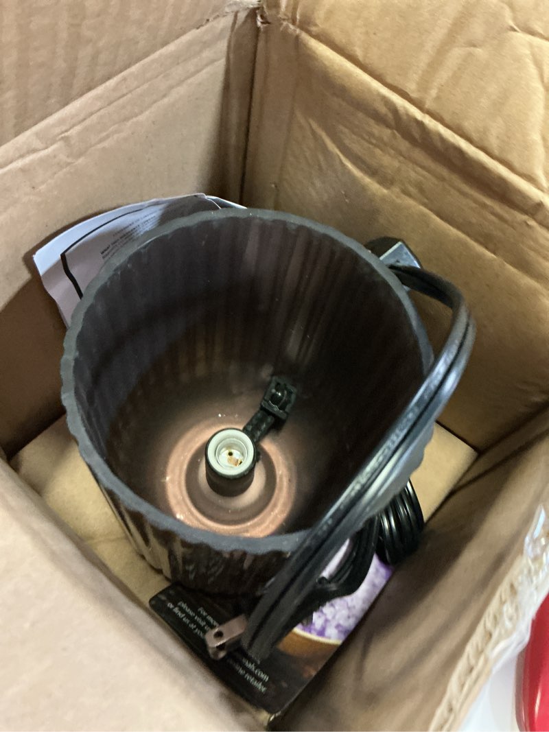 Condition photo showing As Is for scentsationals bryn wax melt warmer – decorative home fragrance warmer for scented wax melts