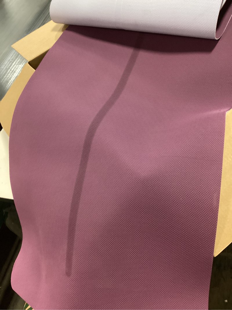 Condition photo showing As Is for Gaiam Gaiam Essentials 2/5" Thick (10mm) Yoga & Pilates, Fitness & Exercise Mat with Easy-Cinch Carrier Strap Cusion Support For Fitness and Gym Workouts Purple 2/5" (10MM)