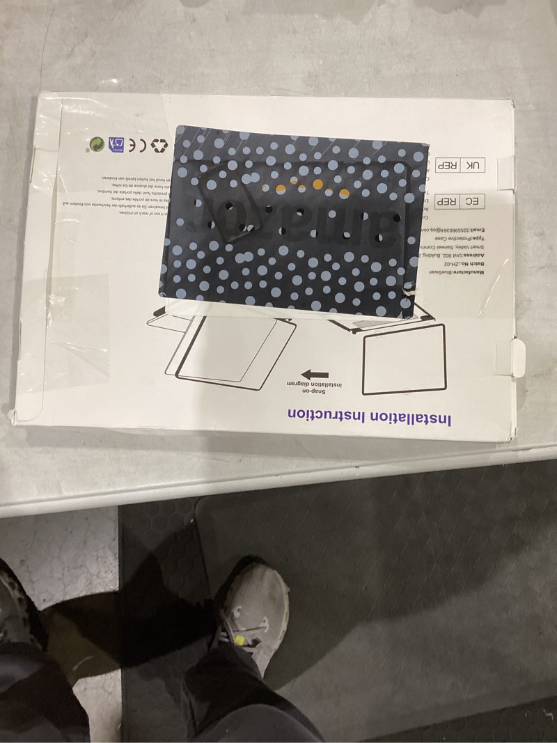 Condition photo showing New/Like New for blueswan anti-cracking hard shell case compatible with macbook air 13 inch m4 m3 m2 2026 2025-2022 a3240 a3113 a2681, drop protection soft tpu bumper pc base for air 13.6 inch, frosted clear