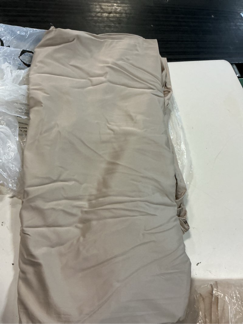 Condition photo showing Good Condition for bamboo duvet cover, full/queen, sand