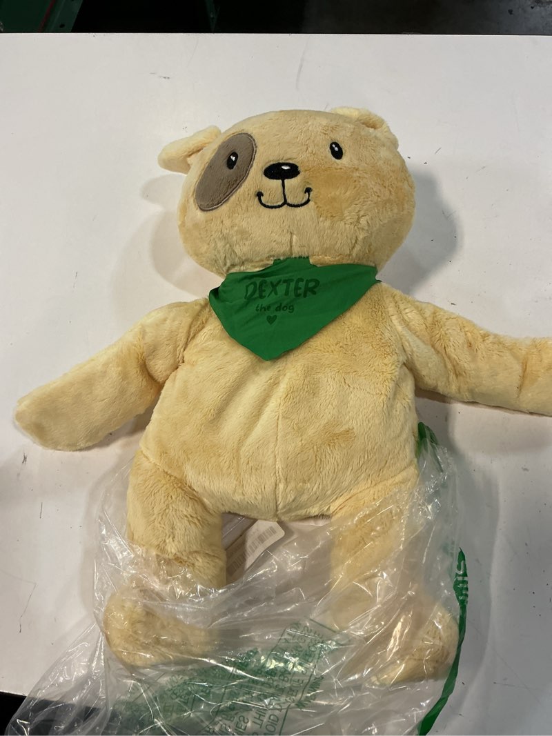 Condition photo showing Good Condition for lilly's love weighted stuffed animals for adults & kids — 5lb calming dog plush for anxiety, adhd & sensory | machine washable weighted stuffed animal w/removable insert | dexter the dog