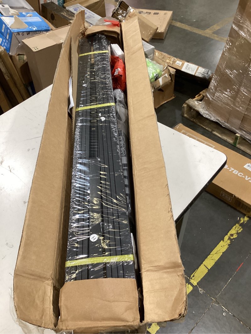 Condition photo showing Good Condition for vasagle king metal bed frame 14 inches tall, 1100 lb weight capacity, no box spring needed, with under-bed storage, easy setup, heavy-duty platform bed, mattress retainers, matte black urmb654bd02s