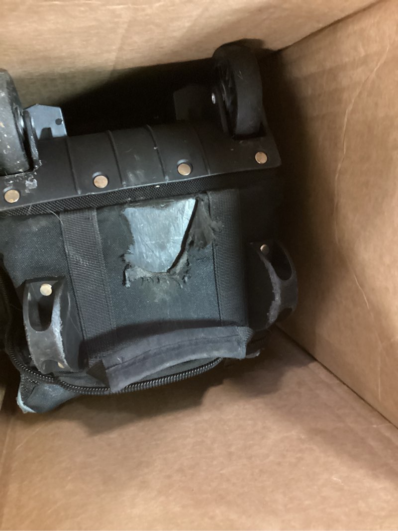 Condition photo showing As Is for Aisthtea 3 Ball Bowling Bag with Wheels, Rolling Trolley Bowling Bags with Large Separate Shoe Compa