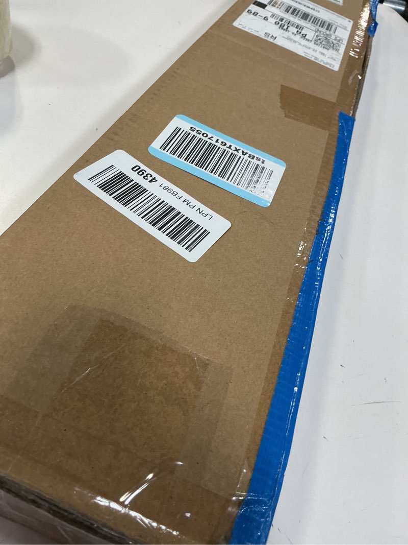 Condition photo showing Good Condition for LazBlinds No Tools No Drill Cordless Cellular Shades, Top Down Bottom Up (TDBU) Honeycomb Shades for Home, Blackout Light Blocking Thermal Insulation Blinds for Windows, 31" W x 64" H, White Blackout - White 31" W x 64" H