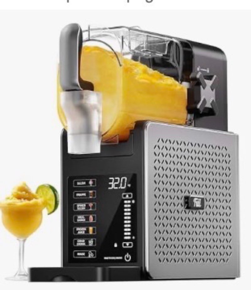 fiii slushie machine 92 oz, slushy machine for home, 6 preset programs, quiet operation, led display