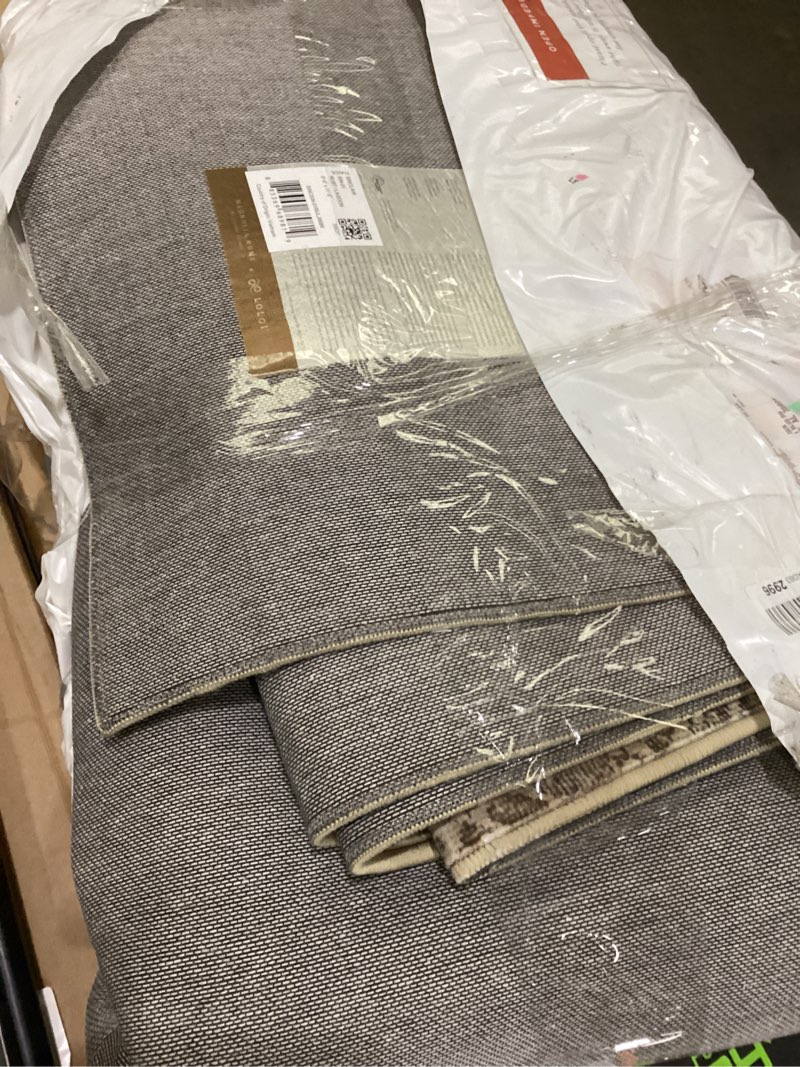 Condition photo showing Good Condition for loloi magnolia home by joanna gaines sinclair collection sin-01 rust/lagoon 8'-6" x 11'-6", .25" pile height, machine washable, area rug rust / lagoon 8'6" x 11'6" (rectangular)