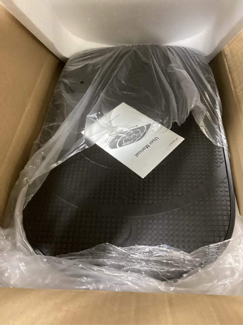 Condition photo showing Good Condition for MERACH Vibration Plate Exercise Machine, Curved Vibration Plate for Lymphatic Drainage Weight Loss, Vibrating Plate with Real-Time Calorie Tracking on LED Display, Workout Equipment for Home Women Men Black