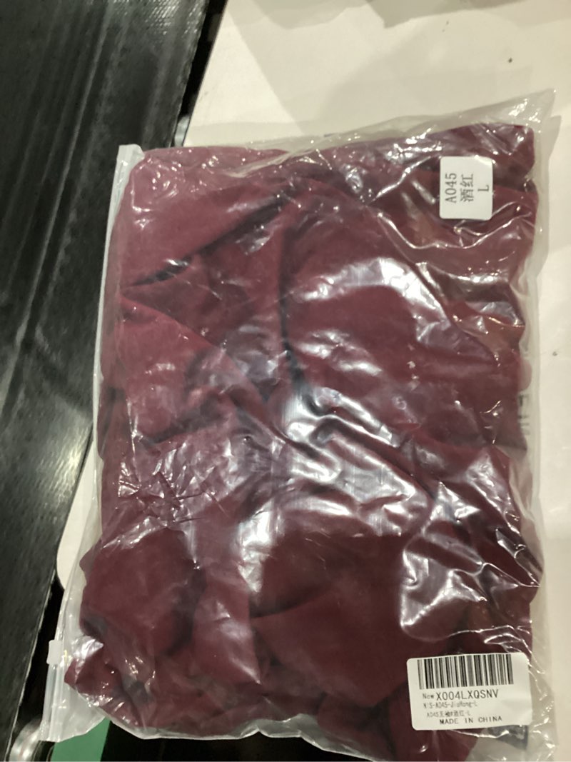 Condition photo showing New/Like New for Nova In Sky Women's 2025 One Shoulder Bodycon Ruched Midi Dresses Slit Formal Cocktail Fall Wedding Guest Dresses Wine Red Small