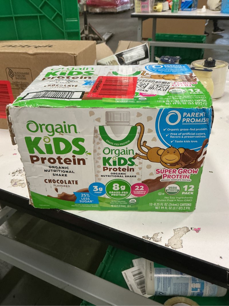 Condition photo showing New/Like New for ORGANIC CHOCOLATE NUTRITIONAL SHAKE, CHOCOLATE