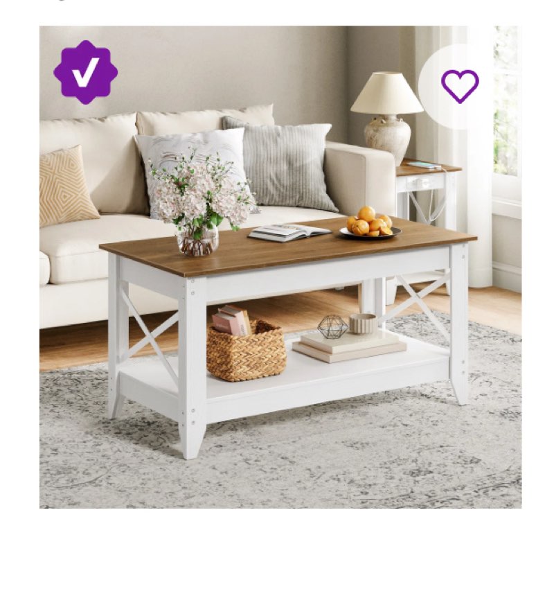 armstrong 39.4"  coffee table