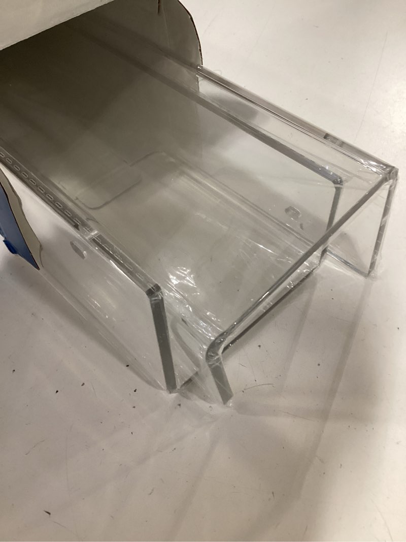 Condition photo showing Good Condition for niubee 24”acrylic floating bookshelves for kids wall shelves 2 packs | premium acrylic 50% thicker with screwdriver clear bathroom extra-large storage shelves display organizer 24" (2 packs)