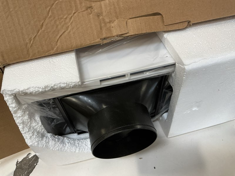 AIRNATUX 4-in-1 Bathroom Exhaust Fan with Light and Heater, Metal Frame, 1600w Heating Power, 110CFM