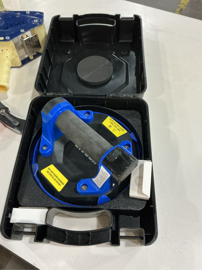 Condition photo showing As Is for kobalt 330-lb 8-in dia plastic tile suction cup