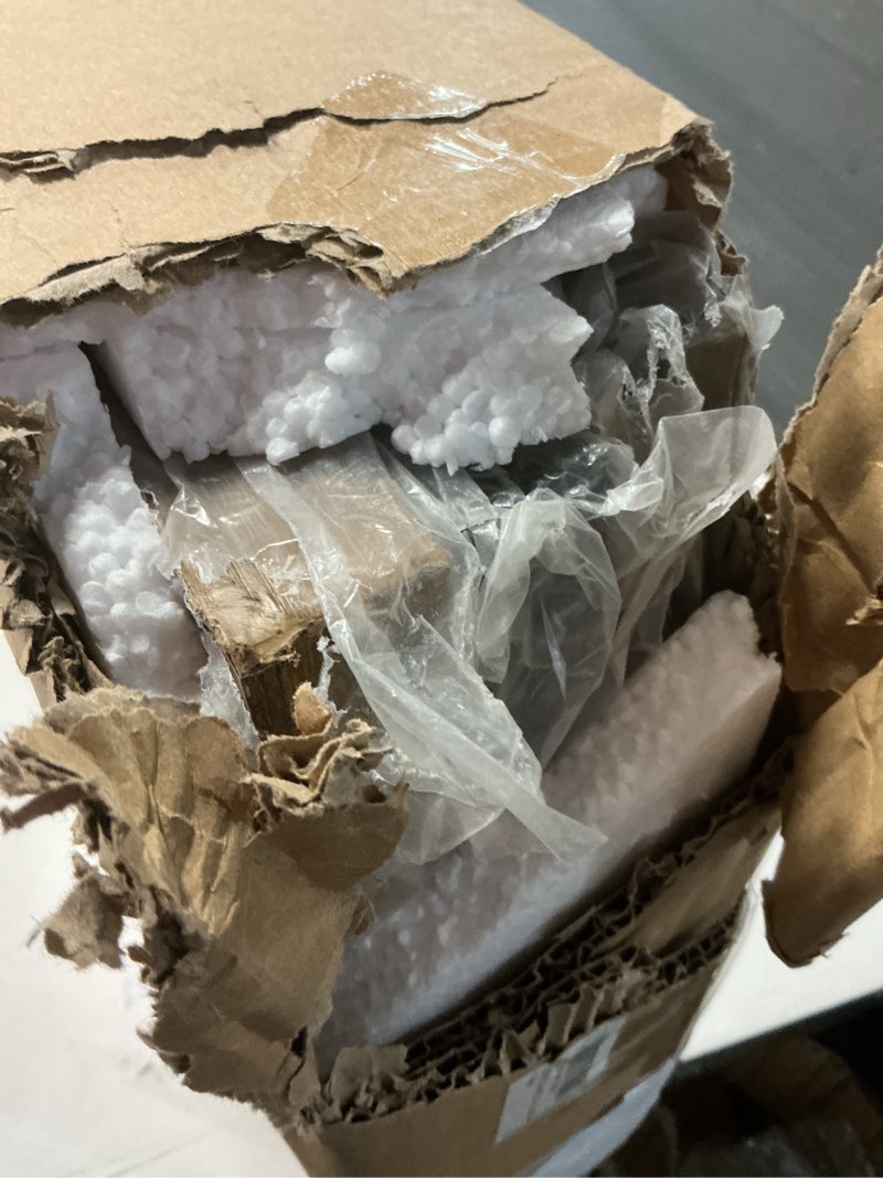 Condition photo showing As Is for C-SHAPED END TABLE – SLIM DESIGN – SOFA AND BED SIDE TABLE