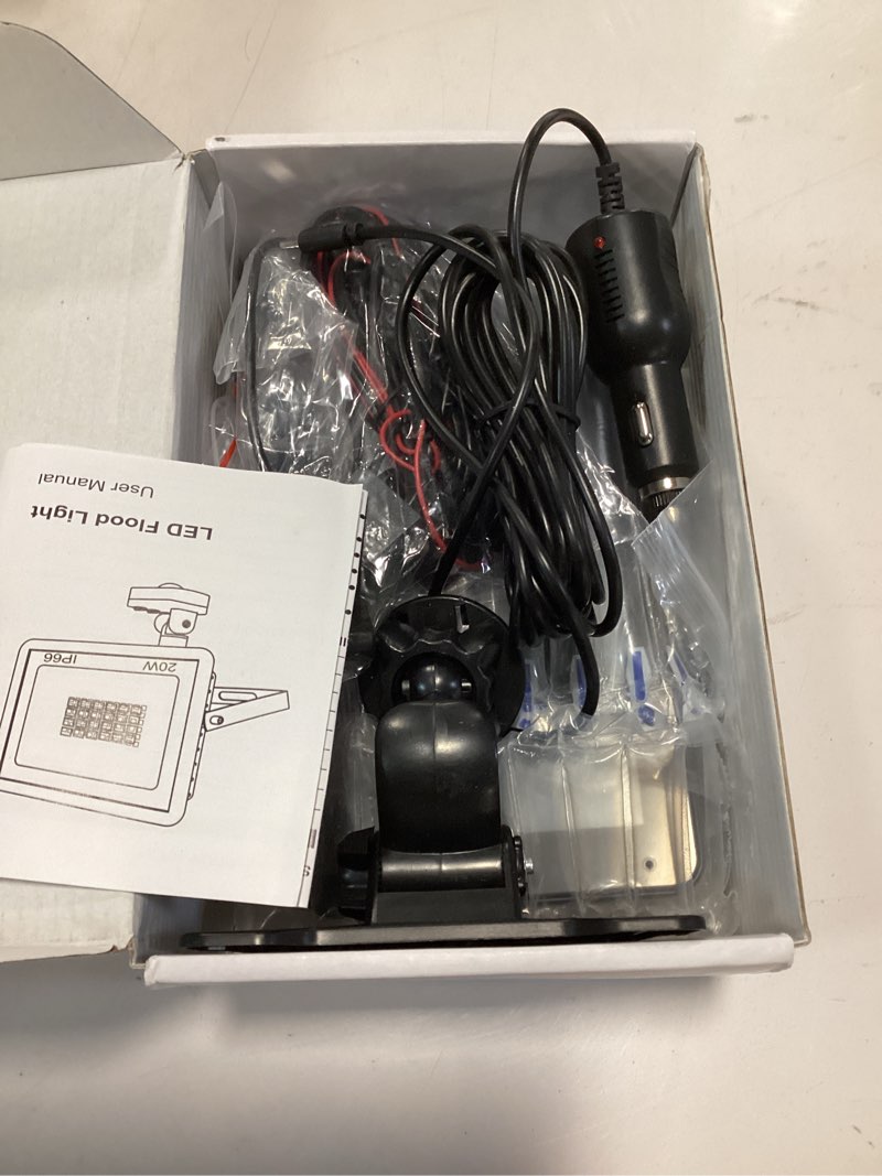 Condition photo showing As Is for Led Flood Light 30W, 300W Equivalent 3000 LM Outdoor Color Changing Led Stage Landscape Lights, Bluetooth RGBW Smart Floodlights 2700K & 16 Million Colors&Timing& Music Sync, IP66?US 3-Plug (2 Pack)