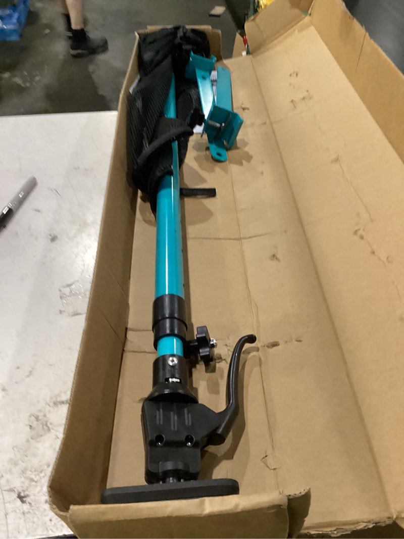 Condition photo showing New/Like New for adjustable cargo bar, truck bed divider from 40 to 78.7 in with 200lb bearing capacity, cargo bar for pickup, truck bed organizer cargo bars for suv, trailer, van, come with 2 divider, 1 cargo net 40-78.7 inches blue