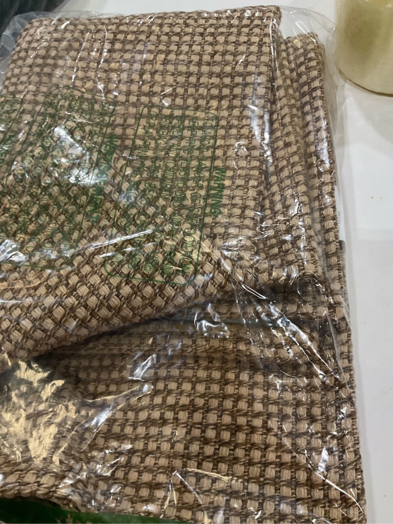 Condition photo showing New/Like New for KOZYFLY Indoor Door Mat 2x3 ft Small Area Rugs Washable Front Door Mat Non Slip Rubber Backed Entryway Rug Cotton Entrance Doormat for Front Porch Bathroom Kitchen Bedroom, Tan/Orange/Brown 2' x 3' (Rectangular) Tan/Orange/Brown