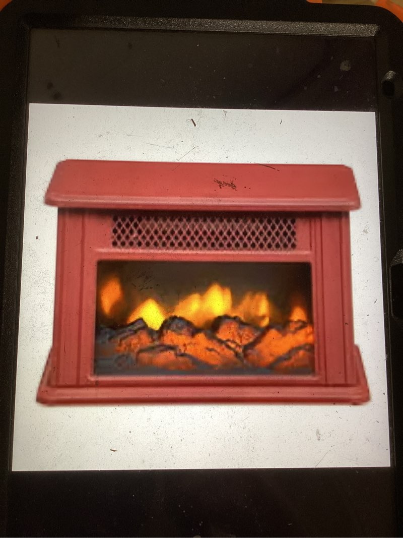 duraflame tabletop stove heater, cherry