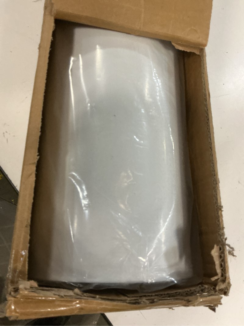 Condition photo showing Good Condition for crawl space vapor barrier - 10 mil (10' x 100'), thick plastic sheeting, drop cloth moisture barrier covering for crawl space encapsulation, heavy duty polyethylene film, black and white panda film