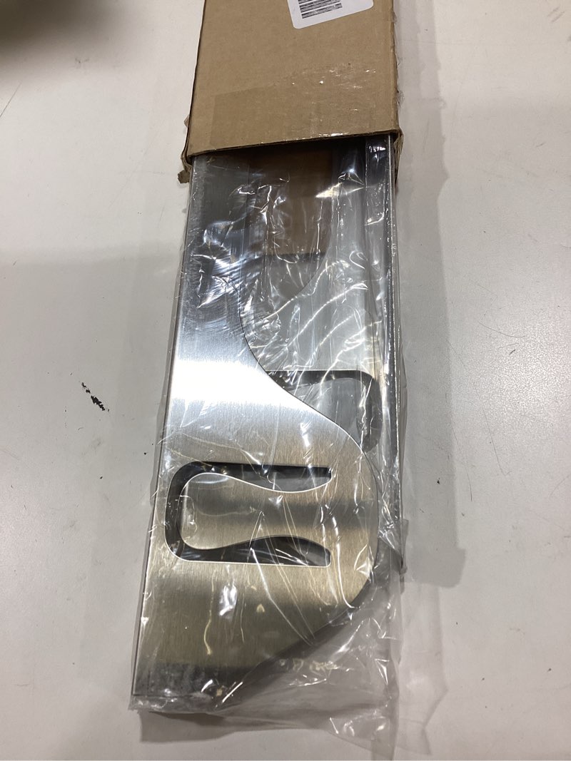 Condition photo showing Good Condition for stove gap covers 316 stainless steel,2 pack 23.2" fixed stove gap filler,heat resistant stove gap guards,between stove and counter slide in range trim kit for kitchen,upgrade silver 23.2" upgrade silver