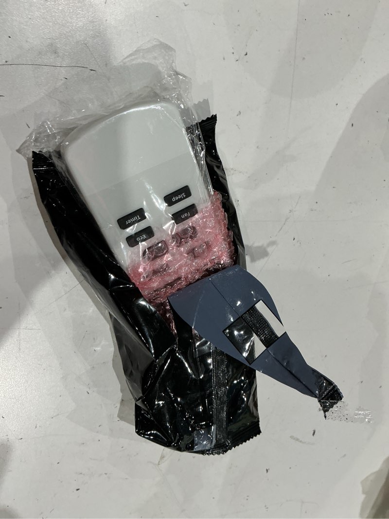 Condition photo showing As Is for replacement remote control for frigidaire ac air conditioner remote control ffre0633u10 ffre0633u1e ffre0633u1e0 ffre0633ue ffre0633ue0 ffre063za1 ffre063za10 ffre0833u1 ffre0833u10 ffre0833u1e