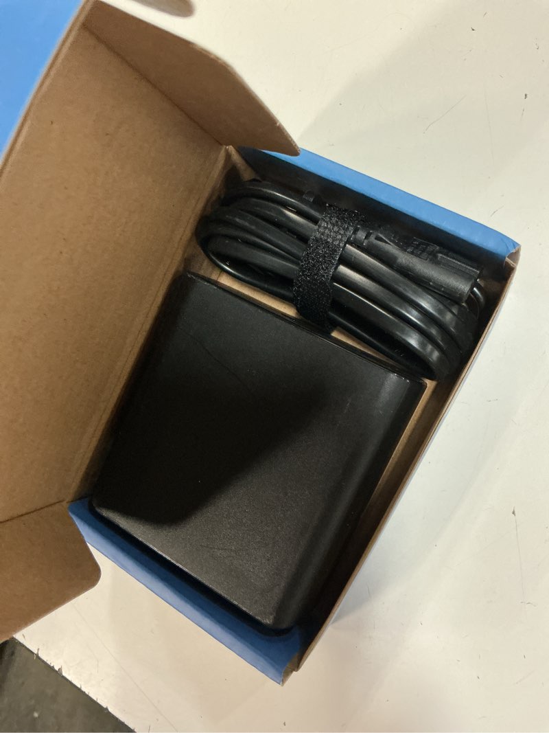 Condition photo showing As Is for 500w usb c charger block, 8-port usb c charging station fast charging pd 120w pc laptop charger adapter compatible with macbook pro/air/all ipad,dell, iphone 16/15/14/13/pro max/galaxy black
