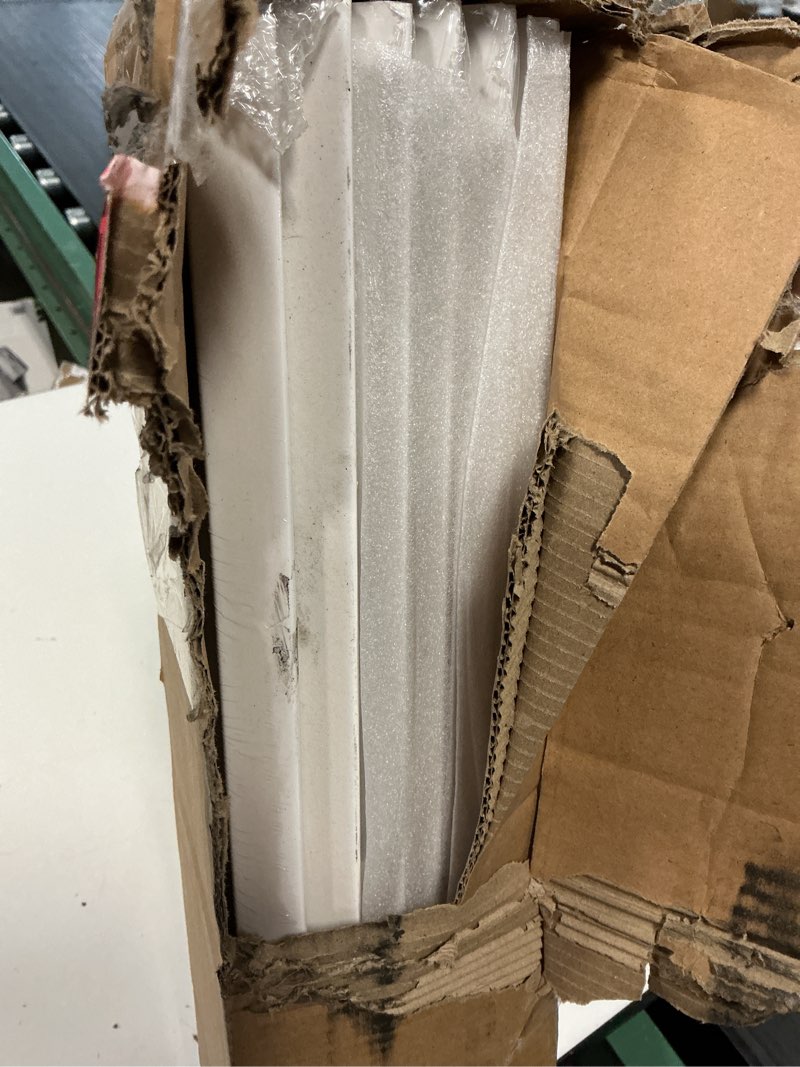 Condition photo showing Good Condition for 6 pack ceiling crown molding trim for home decor, 56.7" long x 3.6" face 6-pack (3.6"w x 56.7"l) white