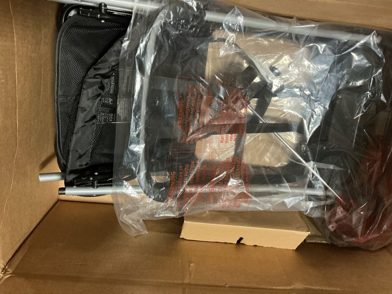 Condition photo showing Good Condition for Baby Trend Snap N Go EX Polyester Lightweight Foldable Universal Single Infant Car Seat Carrier with 2 Cup Holder and Covered Compartment, Black Single Stroller