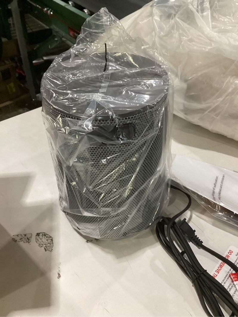 Condition photo showing New/Like New for GiveBest Space Heater, Electric Portable Heaters for Indoor Use with Thermostat and Remote, 70°Oscillation, Digital Display, 12H Timer, 1500W PTC Ceramic Fast Safety Heat for Office Bedroom Home, Grey Grey - New Model