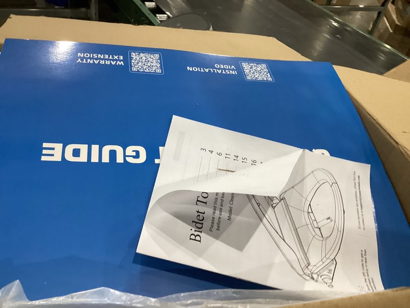 Electric Bidet Toilet Seat, Heated Toilet Seat Elongated with Instant Warm Water & Dryer, Feminine &