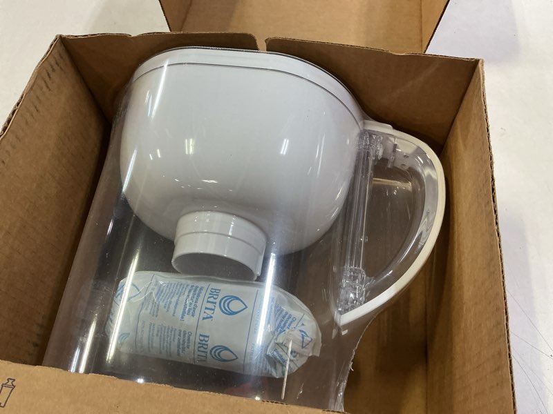 Condition photo showing Good Condition for Brita Large Water Filter Pitcher for Tap and Drinking Water with SmartLight Change Indicator, Includes 1 Standard Filter, BPA-Free, Lasts 2 Months, 10-Cup Capacity, Bright White