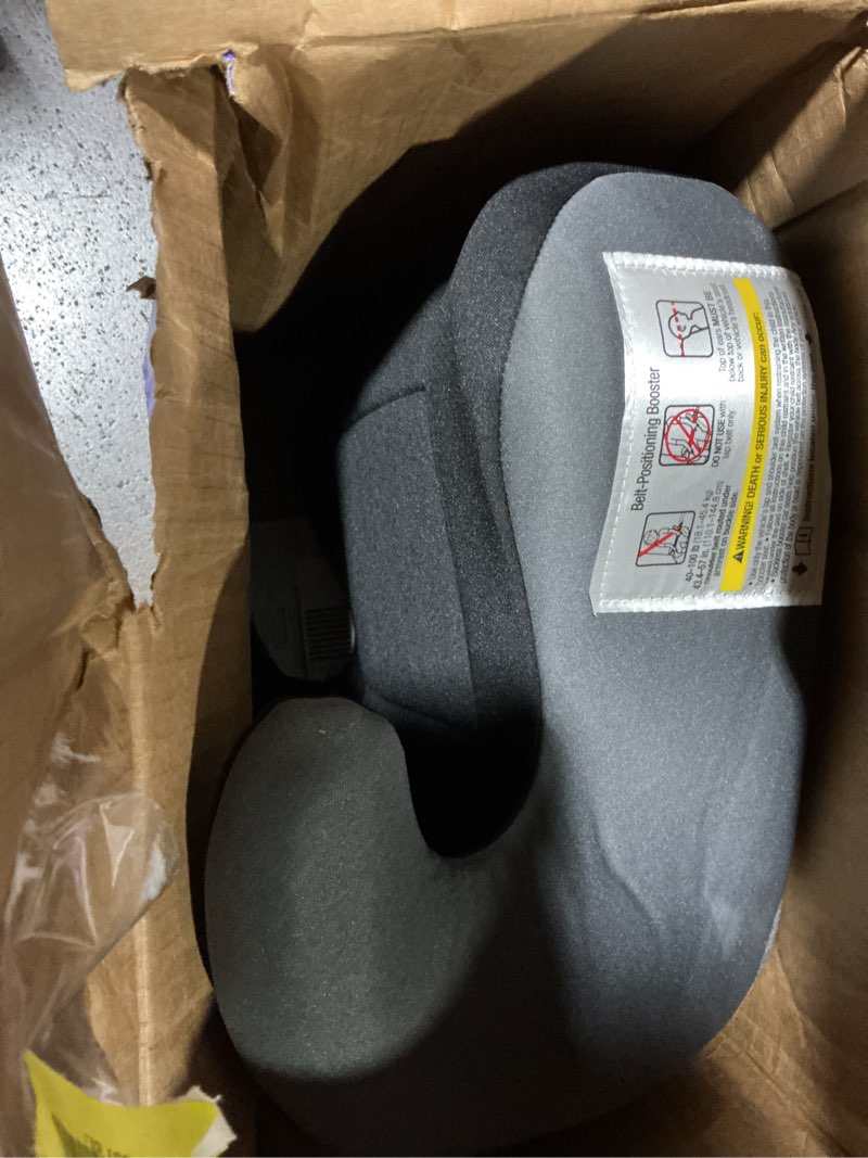 cosco kids rise lx booster car seat, fossil black